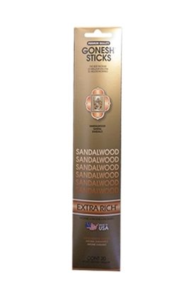 Picture of GONESH INCENSE STICKS SANDLEWOOD 20PK