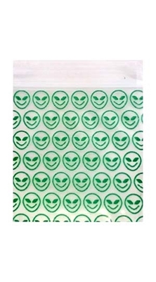 Picture of GREEN ALIEN BAGGIES SIZE 1x1 1000PK