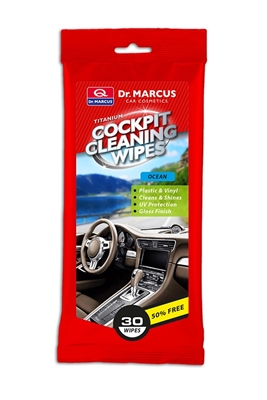 Picture of DR.MARCUS TITANIUM - COCKPIT CLEANING WIPES OCEAN 30s