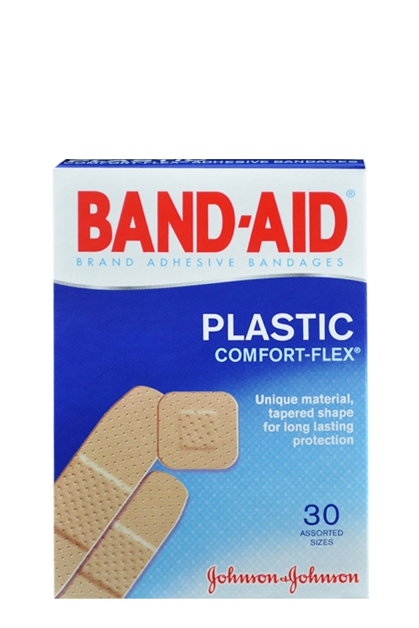 Picture of BAND-AID PLASTIC COMFORT-FLEX 30 Assorted sizes
