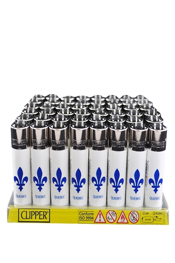 Picture of CLIPPER LIGHTER FLEUR BLUE/WHITE 48S