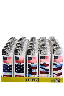 Picture of CLIPPER LIGHTER USA FLAG 50S