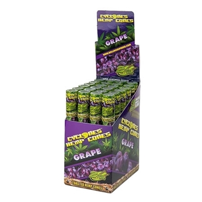 Picture of Cyclones Hemp Cones -Grape 24x2