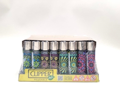 Picture of Clipper  Lighters  Print Mandala series  - 48 Pack Display Case