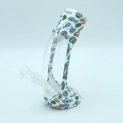Picture of 8.5" Arsenal Horn Silicone Water Pipe - Rick & Morty Edition