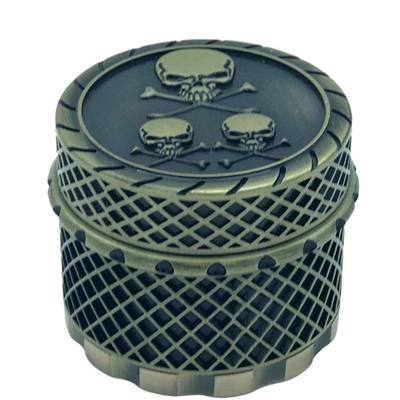 Picture of Grinder  Tri-Skull 55mm 4-Piece Grinder