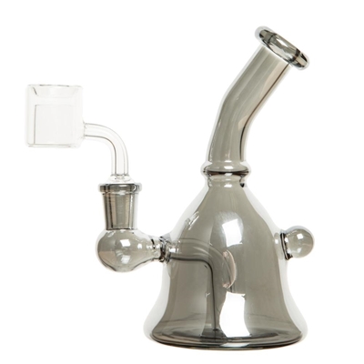 Picture of 6" Chrome Electroplated Dab Rig With Banger