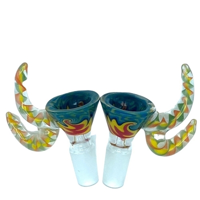 Picture of 14mm Dual Horn Glass Bowl