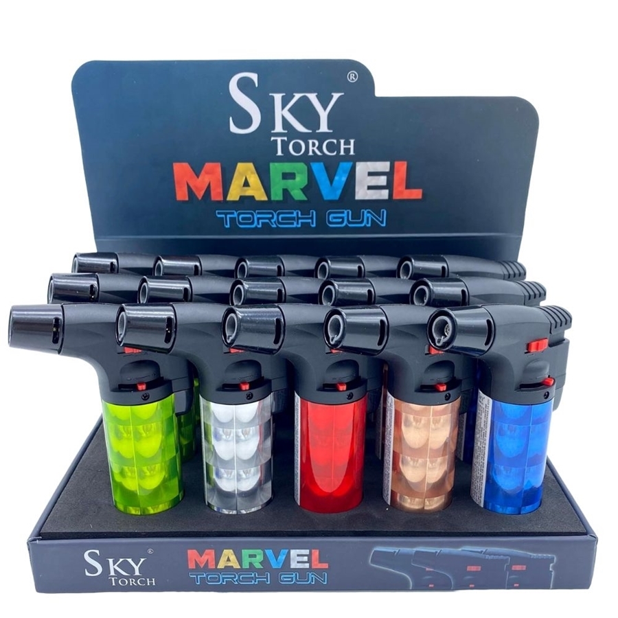 Picture of Sky Torch Gun Lighter Marvel - 15 Pack