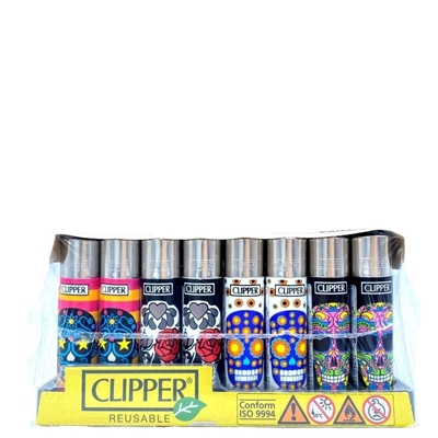 Picture of CLIPPER LIGHTER SKULLS 5 48'S