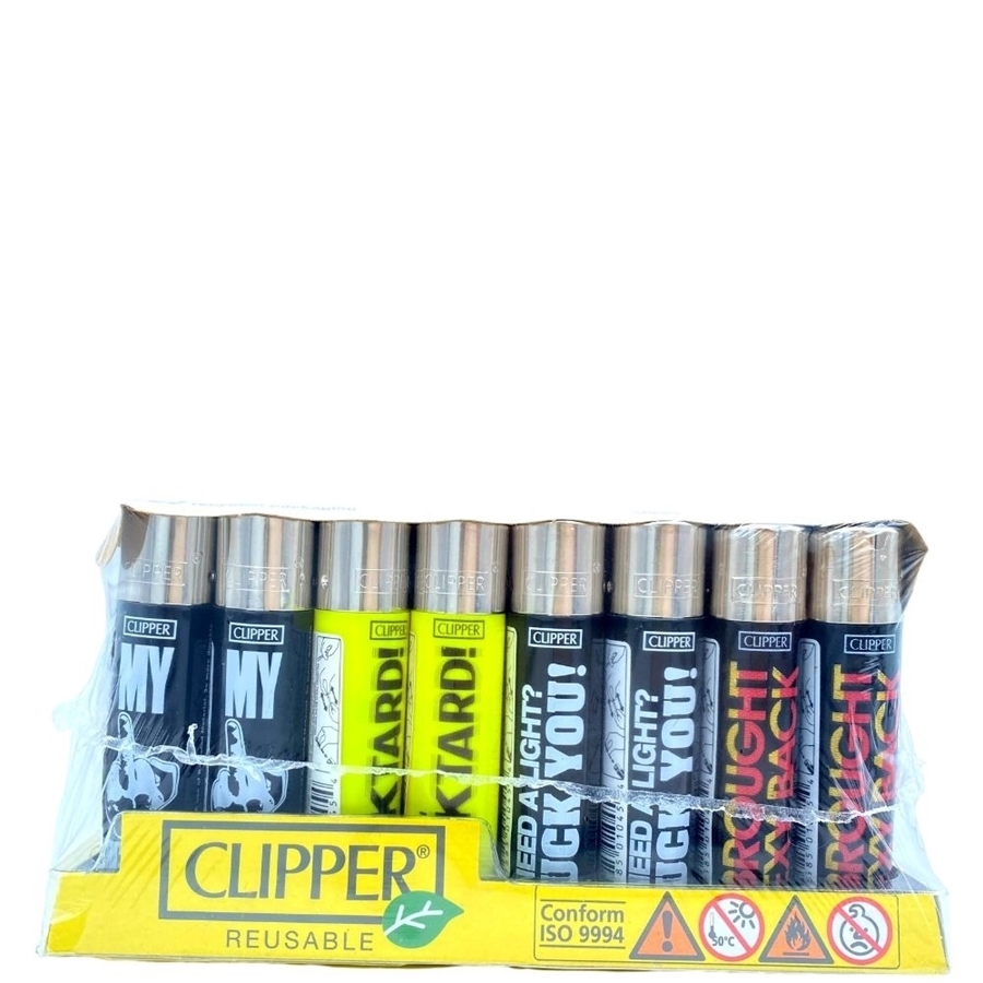 Vanpak Ltd.. CLIPPER LIGHTER FUNNY SAYINGS 48'S