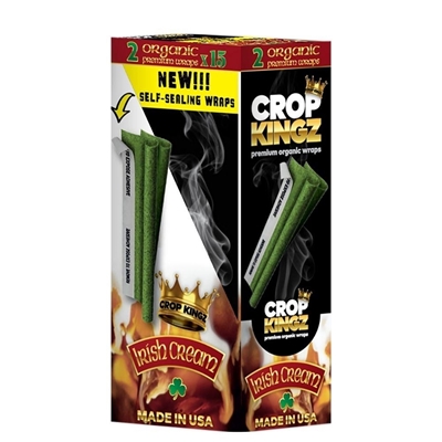 Picture of CROP KINGZ ORGANIC WRAP 15'S-IRISH CREAM