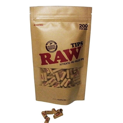 Picture of RAW Pre-Rolled Tips Bag - 200 Pcs