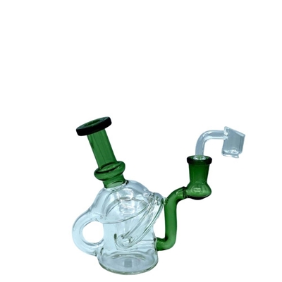 Picture of 5.5" Axis Glass Recycler Rig With Banger