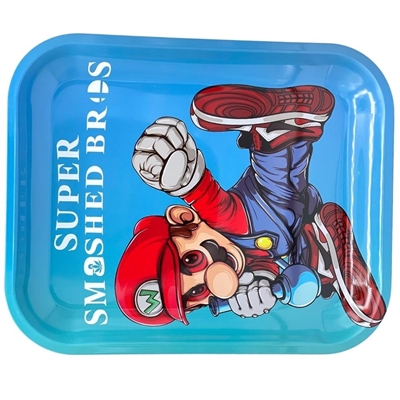 Picture of Large Metal Rolling Tray -Super Smash Bros