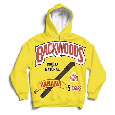 Picture of Funky Hoodie - Yellow Banana Design